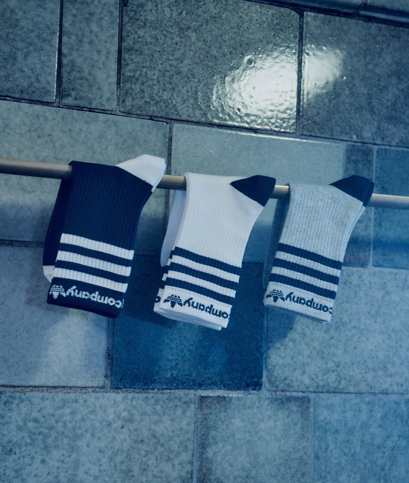Pop & Adidas Crew Socks 3 Packo