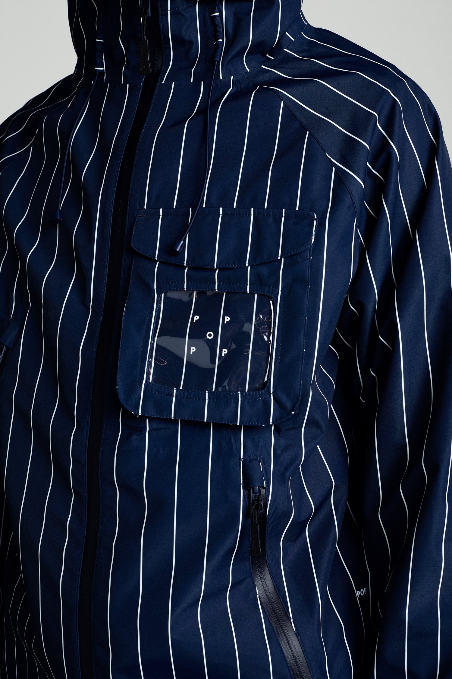 Pop Pinstripe Oracle Jacket Navy/White