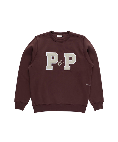 Featured Product Image Of Pop College P Crewneck Sweat Fudge