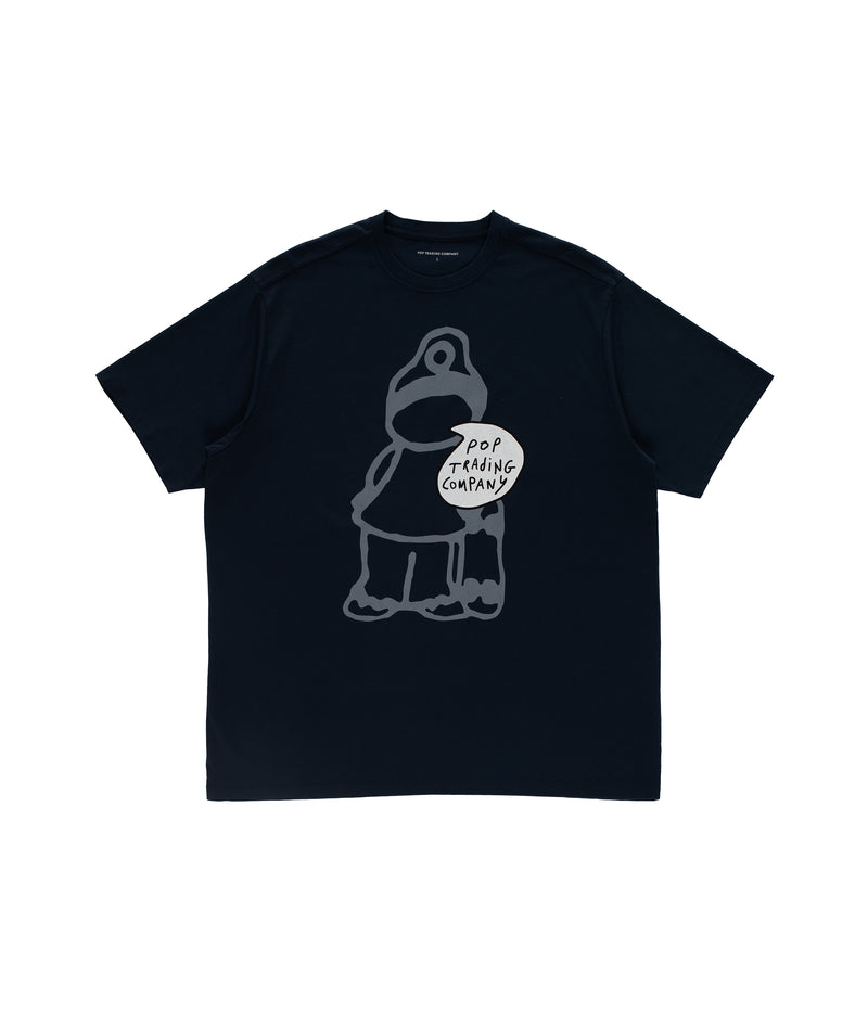 Pop Chatting T-Shirt Navy
