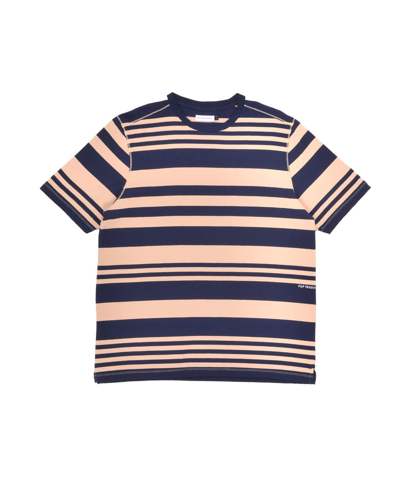 Pop Striped Logo T-Shirt Sesame