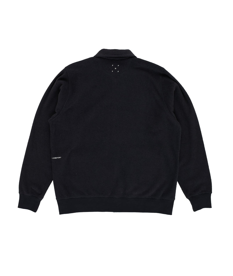 Pop Terry Full Zip Sweat Black