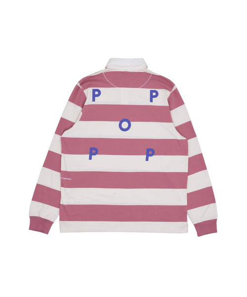 Featured Product Image Of Pop Striped Rugby Polo Mesa Rose
