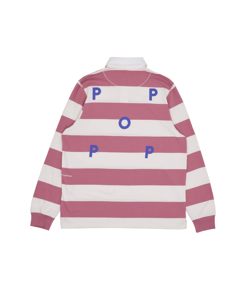 Pop Striped Rugby Polo Mesa Rose
