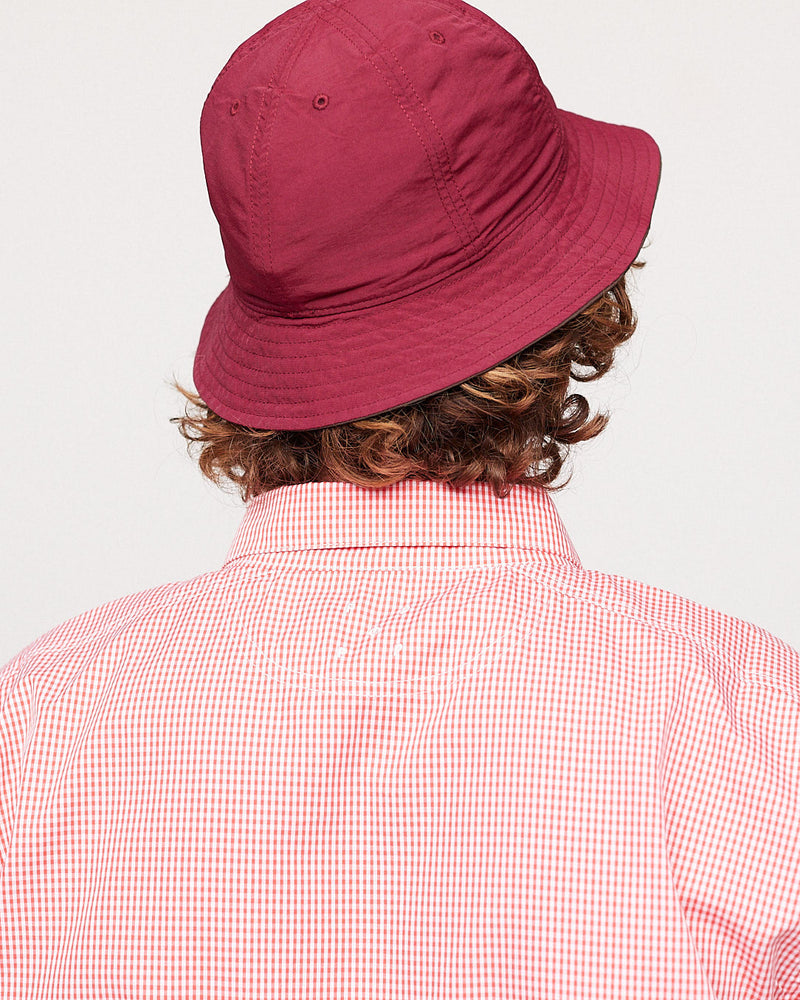 Pop Italo Shirt Orange Gingham