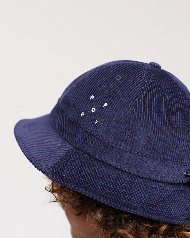 Pop Bell Hat Navy Corduroy