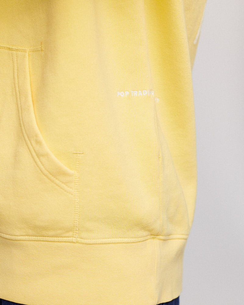 Pop Logo Hooded Sweat Snapdragon Yellow