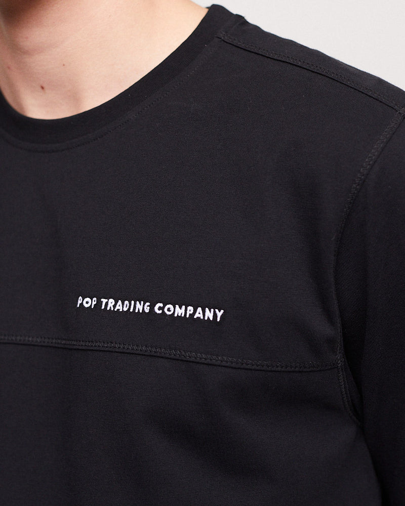 Pop Panel Shortsleeve T-Shirt Black