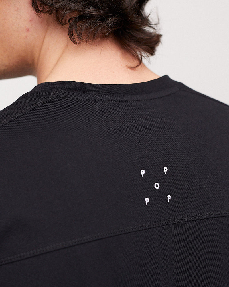 Pop Panel Shortsleeve T-Shirt Black