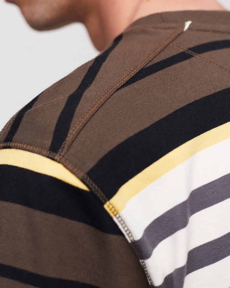 Pop Striped Pocket T-shirt Delicioso