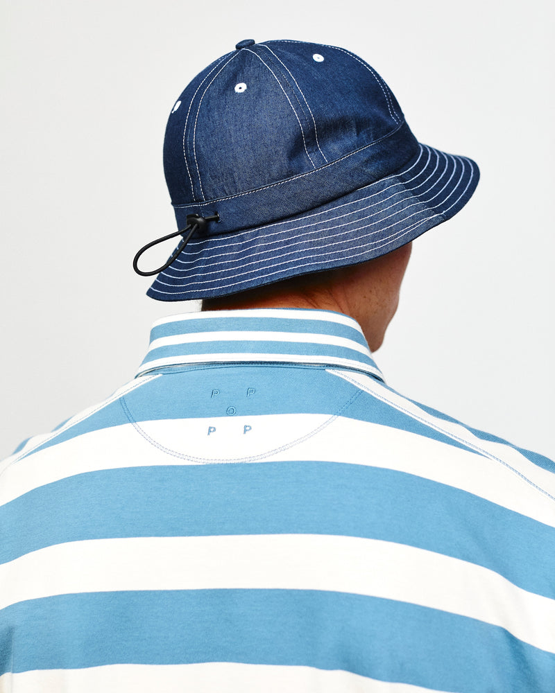 Pop Striped Italo Shirt Blue Shadow/Off White