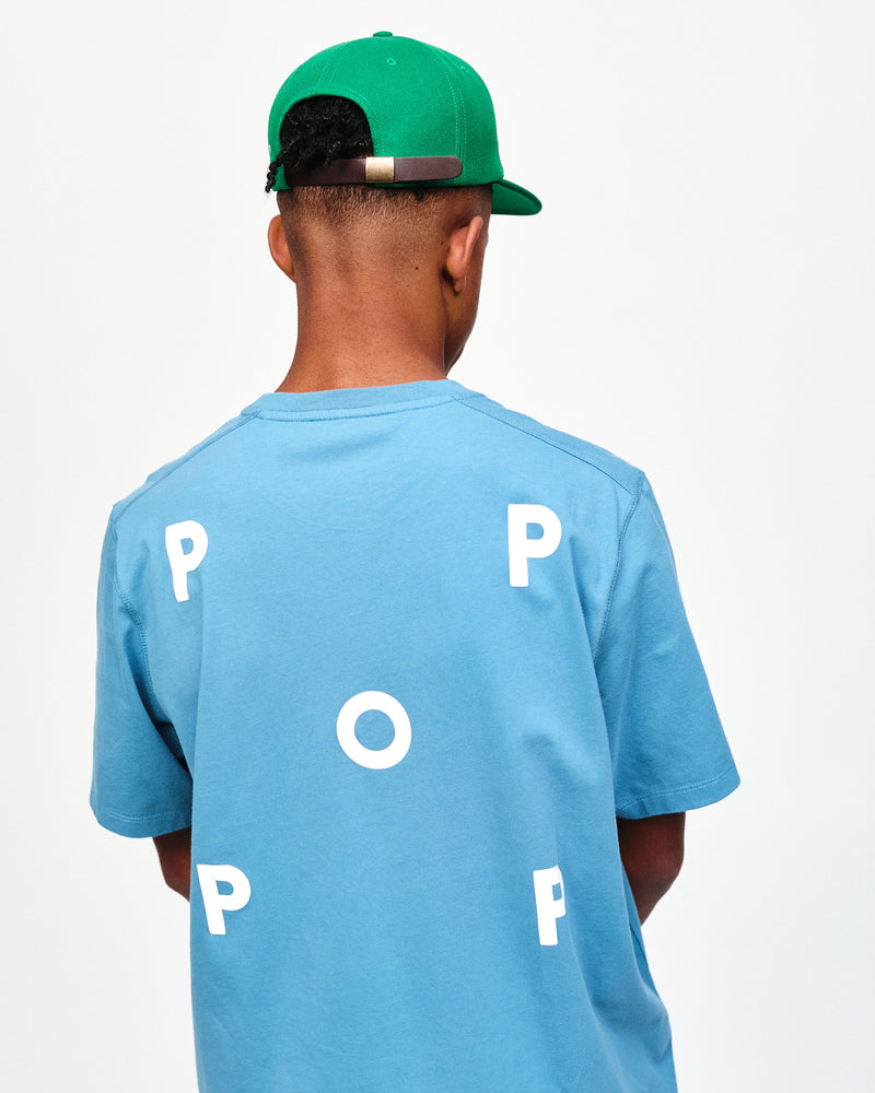 Pop Logo T-Shirt Blue Shadow