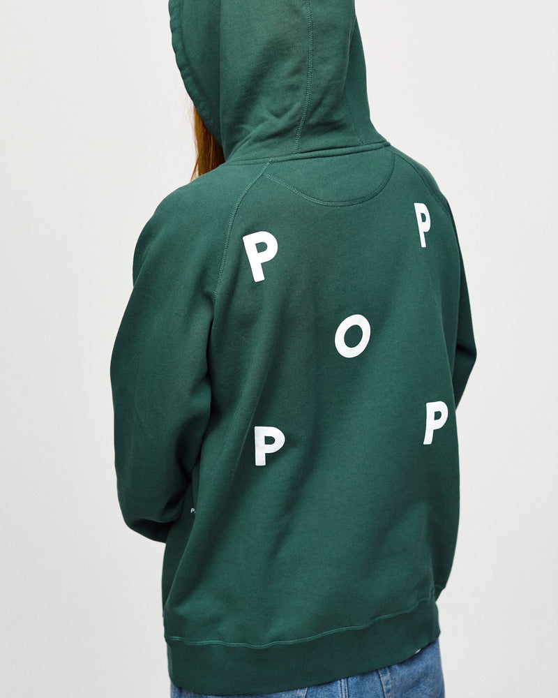 Pop Logo Hooded Sweat Bistro Green