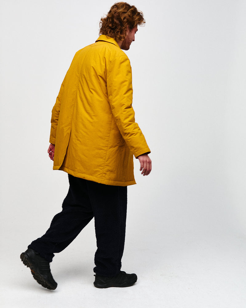 Pop Padded Trenchcoat Spruce Yellow