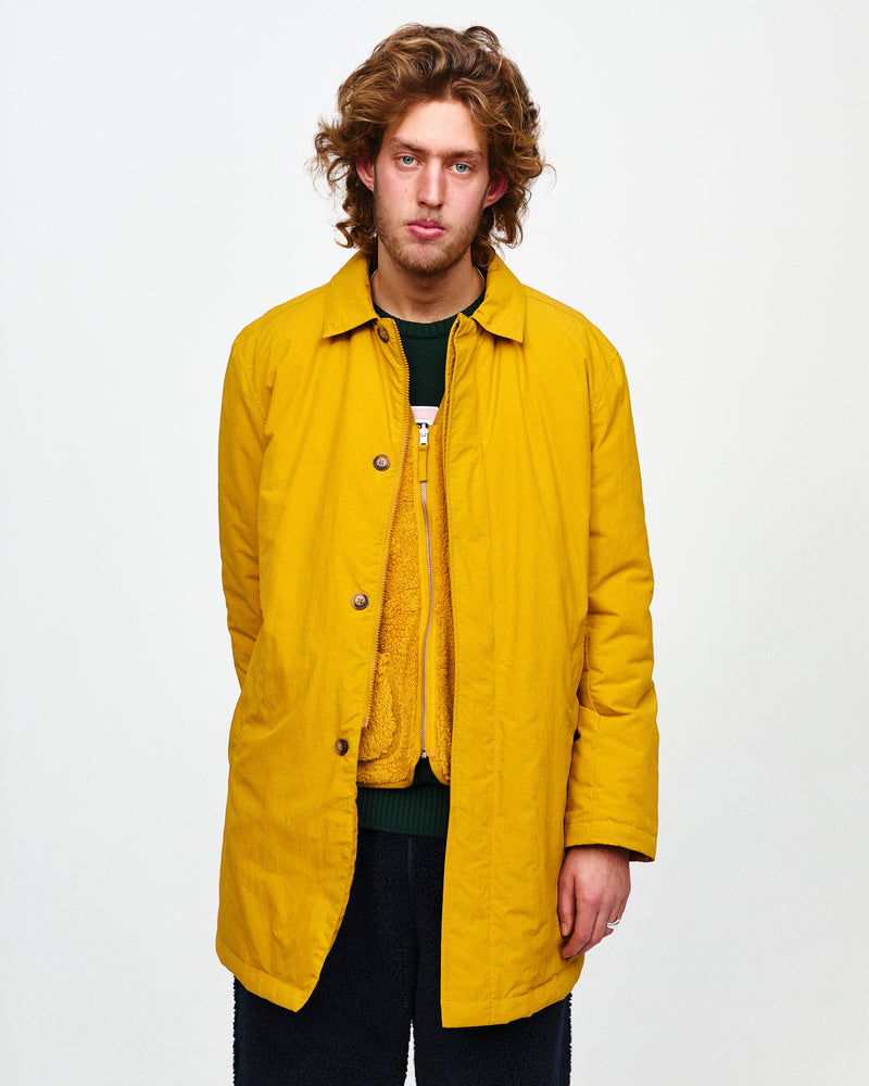Pop Padded Trenchcoat Spruce Yellow