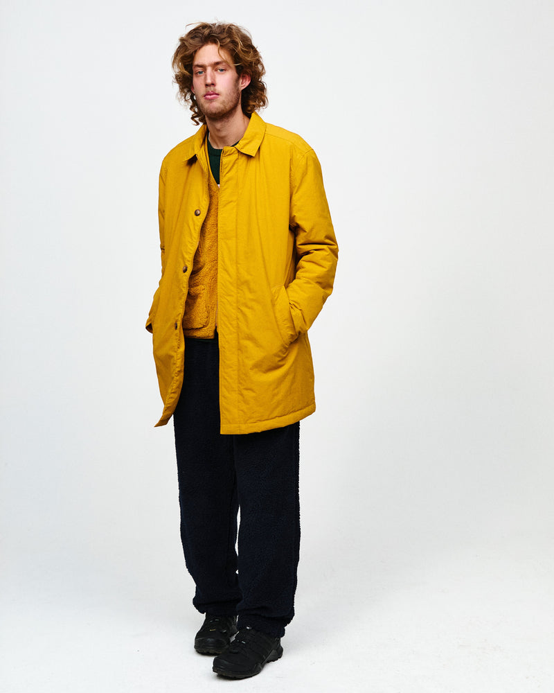 Pop Padded Trenchcoat Spruce Yellow