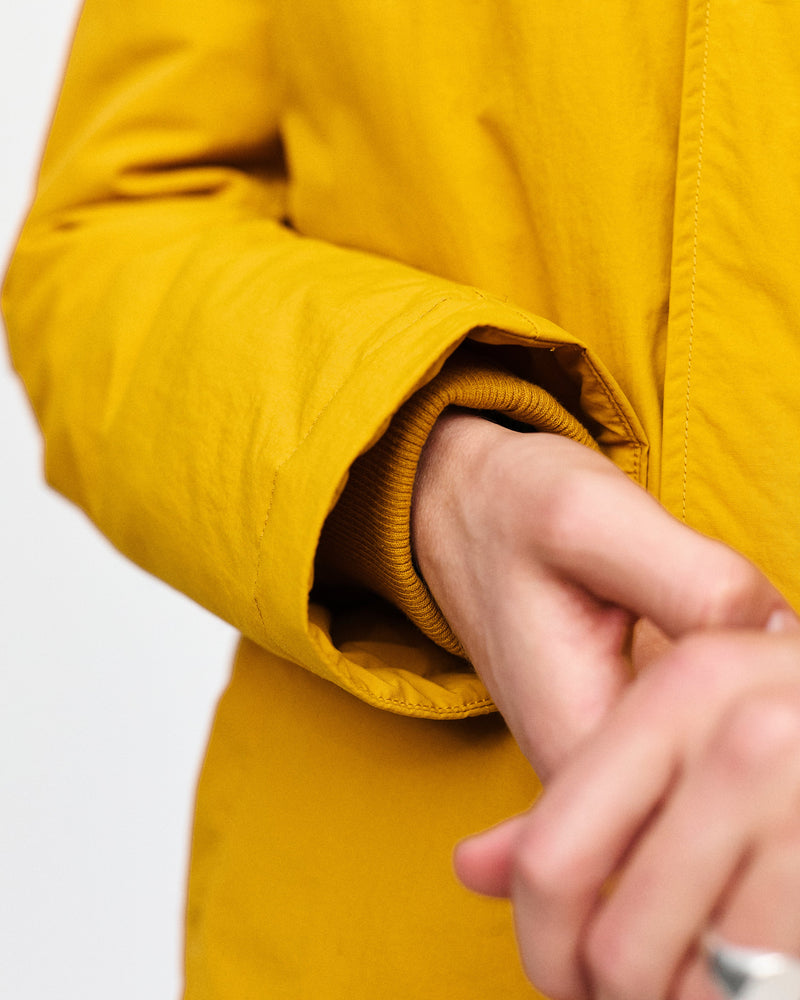 Pop Padded Trenchcoat Spruce Yellow