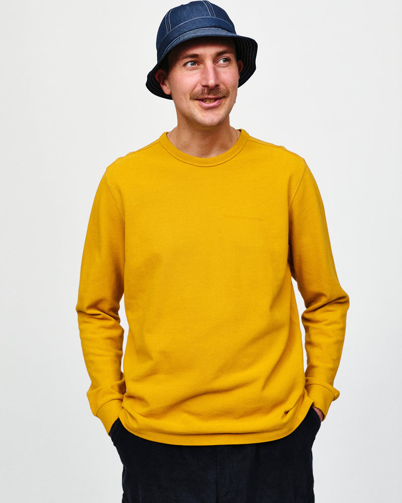Pop Logo Pique Longsleeve Spruce Yellow