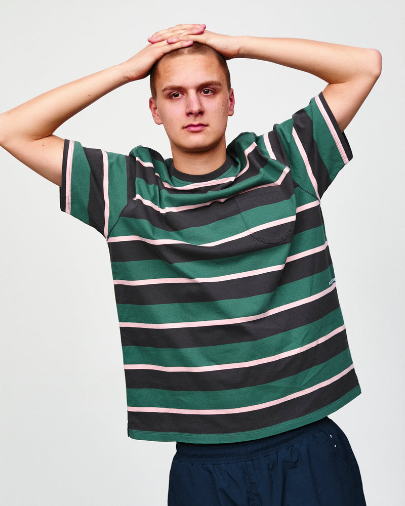 Pop Striped Pocket T-Shirt Multicolour