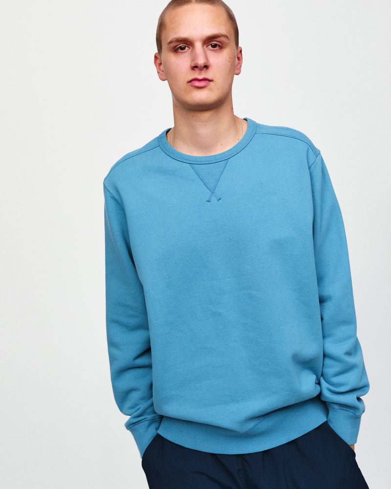 Pop Logo Crewneck Sweat Blue Shadow