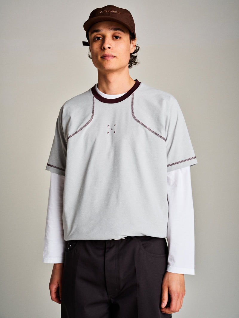 Pop Sports T-Shirt Quarry/Fudge