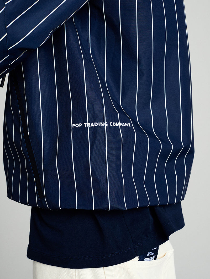 Pinstripe Oracle Jacket Navy/White