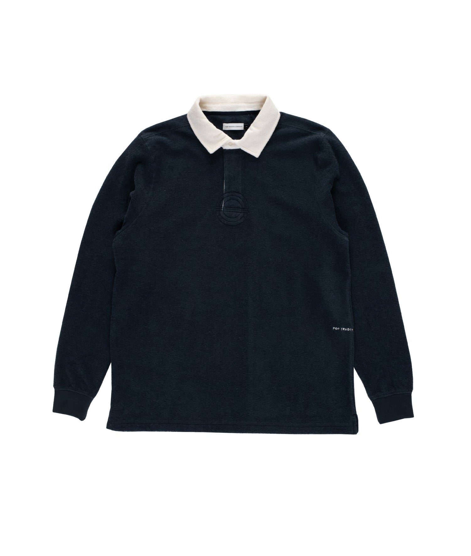 Pop Terry Rugby Polo Shirt Navy