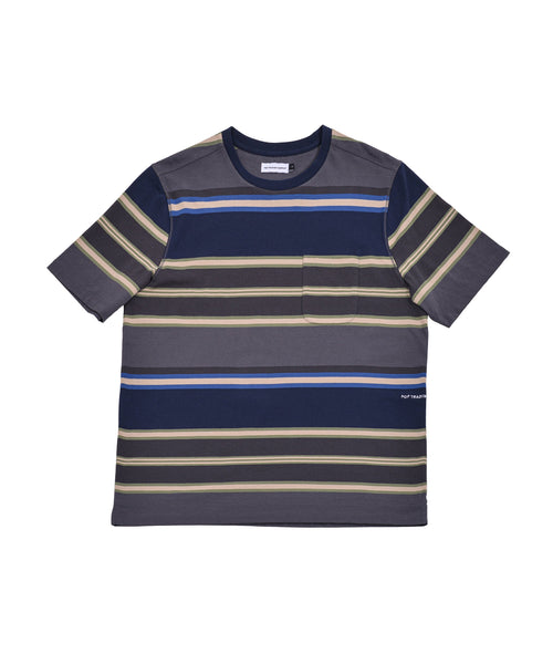 Featured Product Image Of Pop Striped Pocket T-Shirt Navy