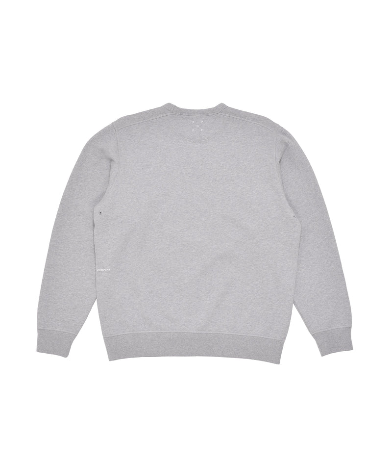 Pop St Annen Crest Crewneck Sweat Heather Grey