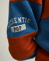 Pop Striped Henley Sweat Limoges