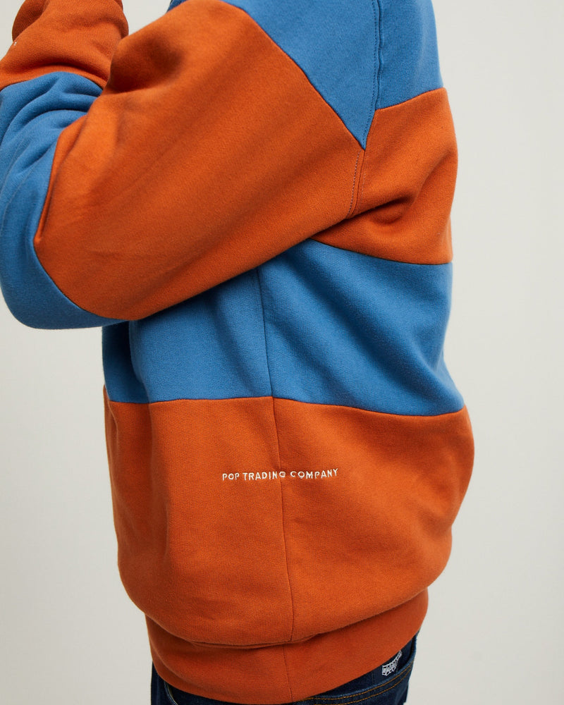 Pop Striped Henley Sweat Limoges