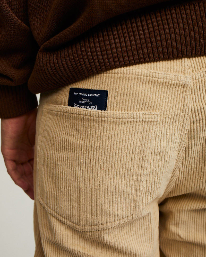 Pop DRS Corduroy Pants White Pepper