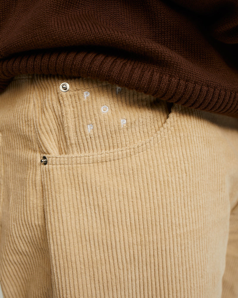 Pop DRS Corduroy Pants White Pepper