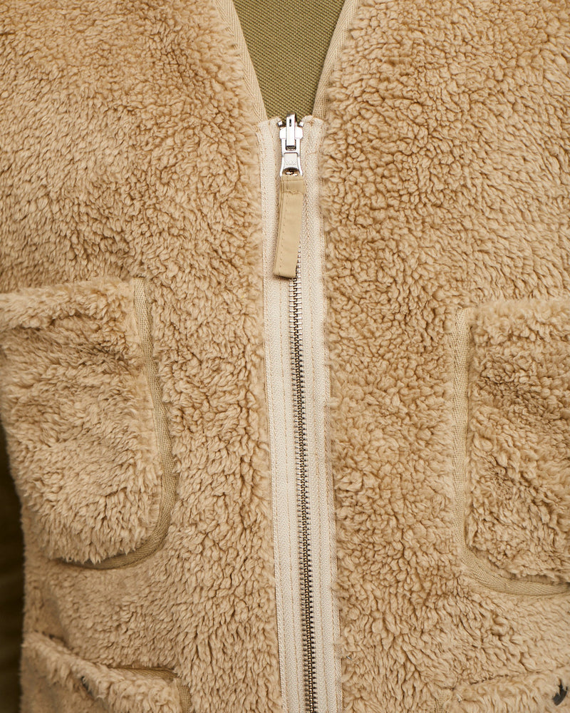 Pop Harold Reversible Vest White Pepper