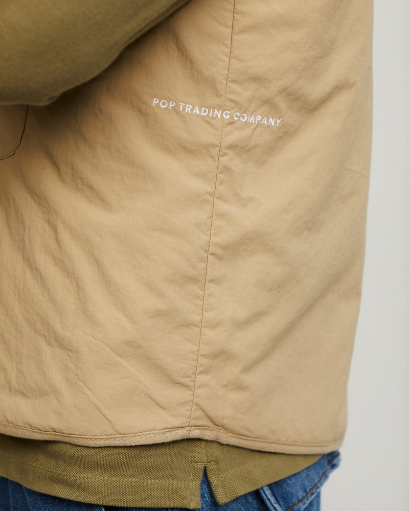 Pop Harold Reversible Vest White Pepper