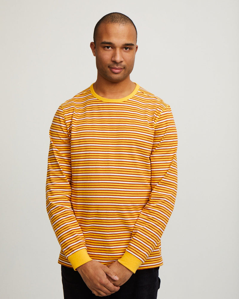 Pop Striped Longsleeve T-Shirt Citrus