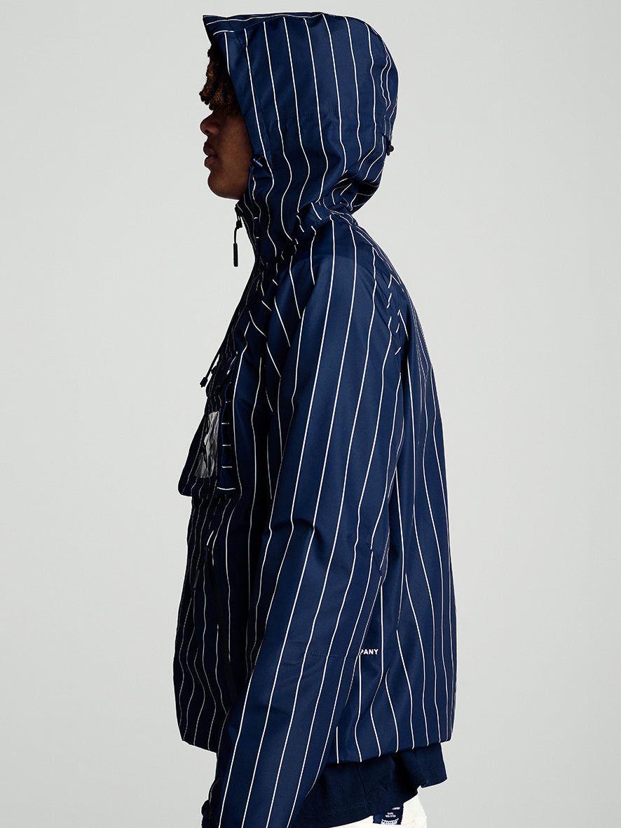 Pinstripe Oracle Jacket Navy/White