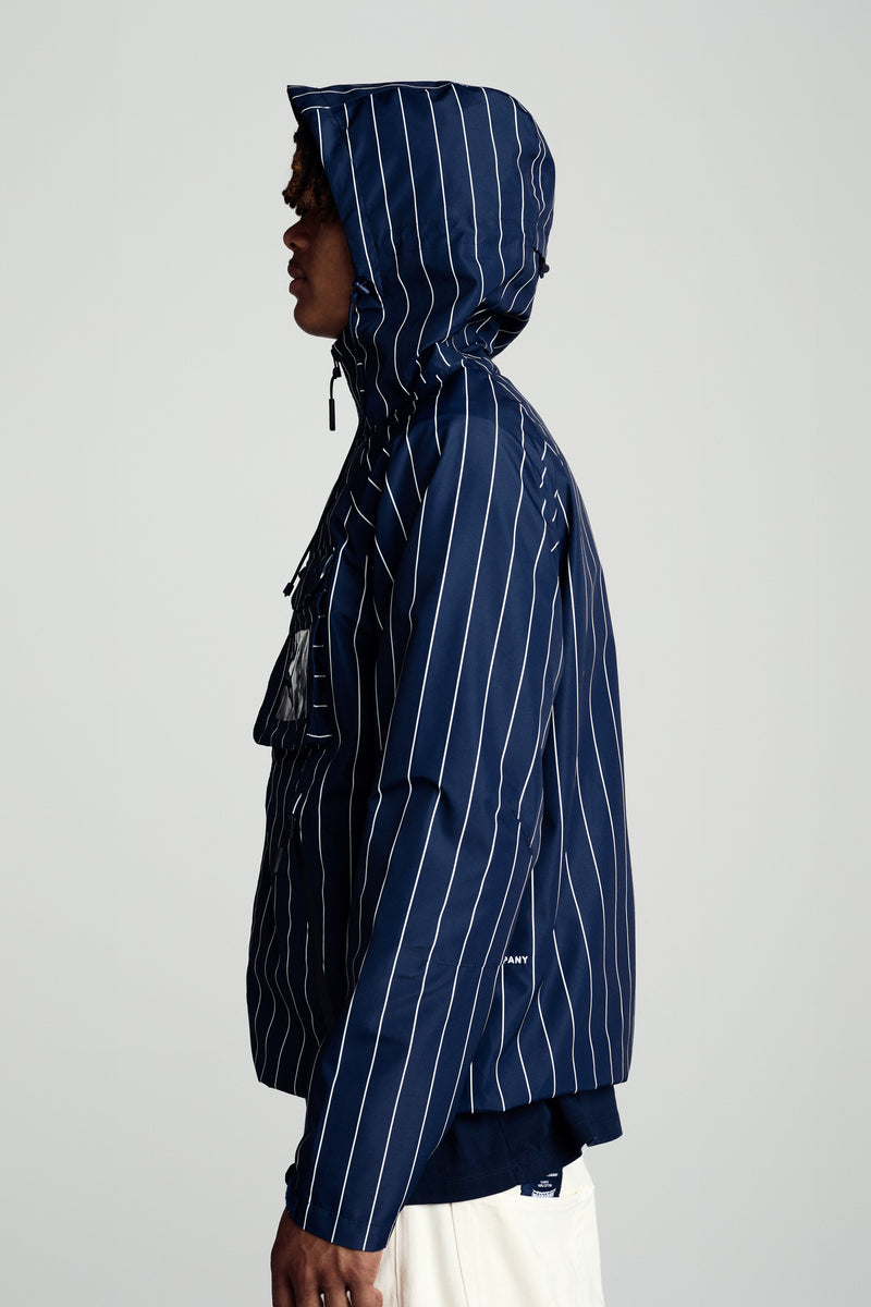 Pop Pinstripe Oracle Jacket Navy/White