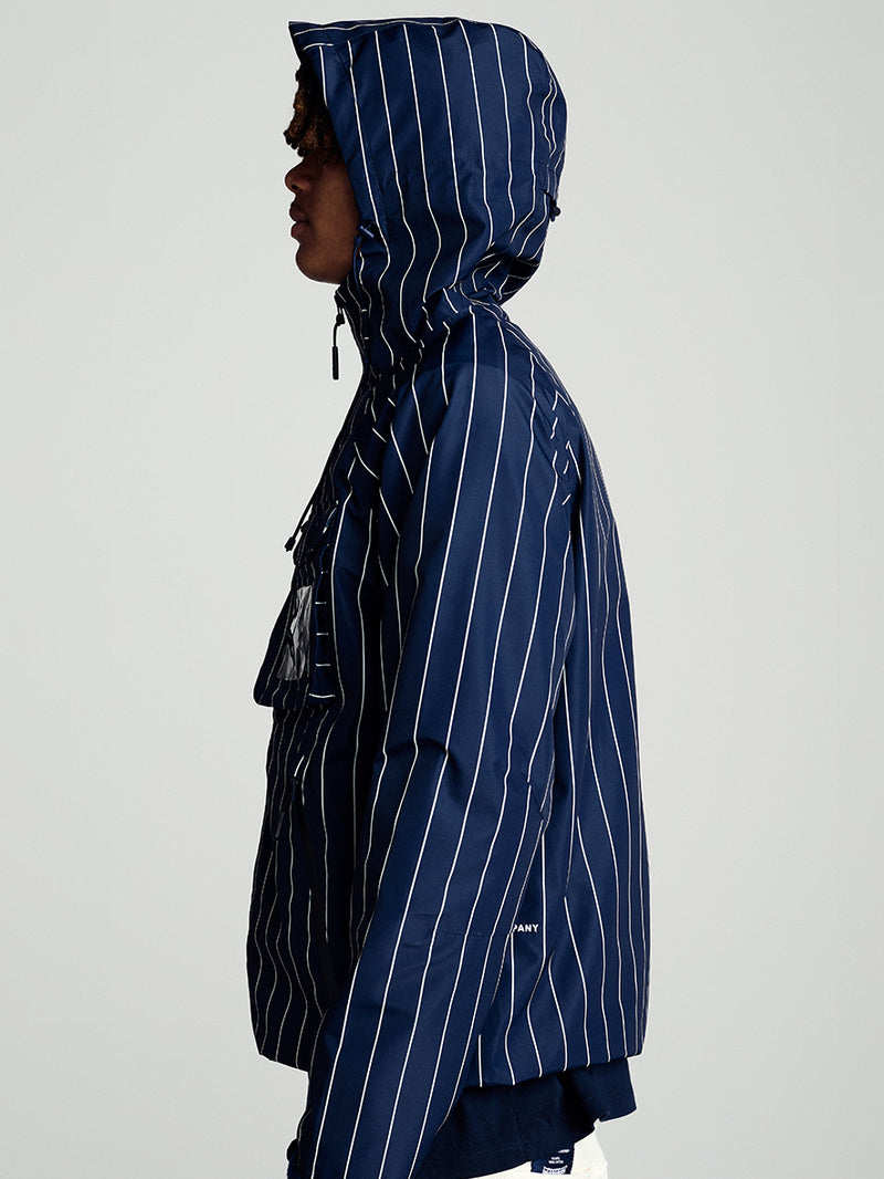 Pinstripe Oracle Jacket Navy/White