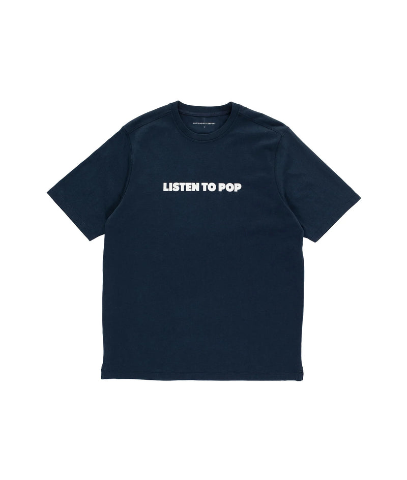 Pop Skate Muzik T-Shirt Navy