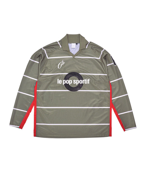 Featured Product Image Of Pop Striped Sportif Longsleeve T-Shirt Loden Green