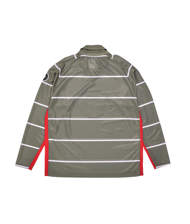 Pop Striped Sportif Longsleeve T-Shirt Loden Green