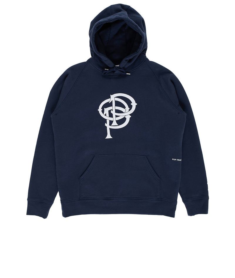 Pop Initials Hooded Sweat Navy