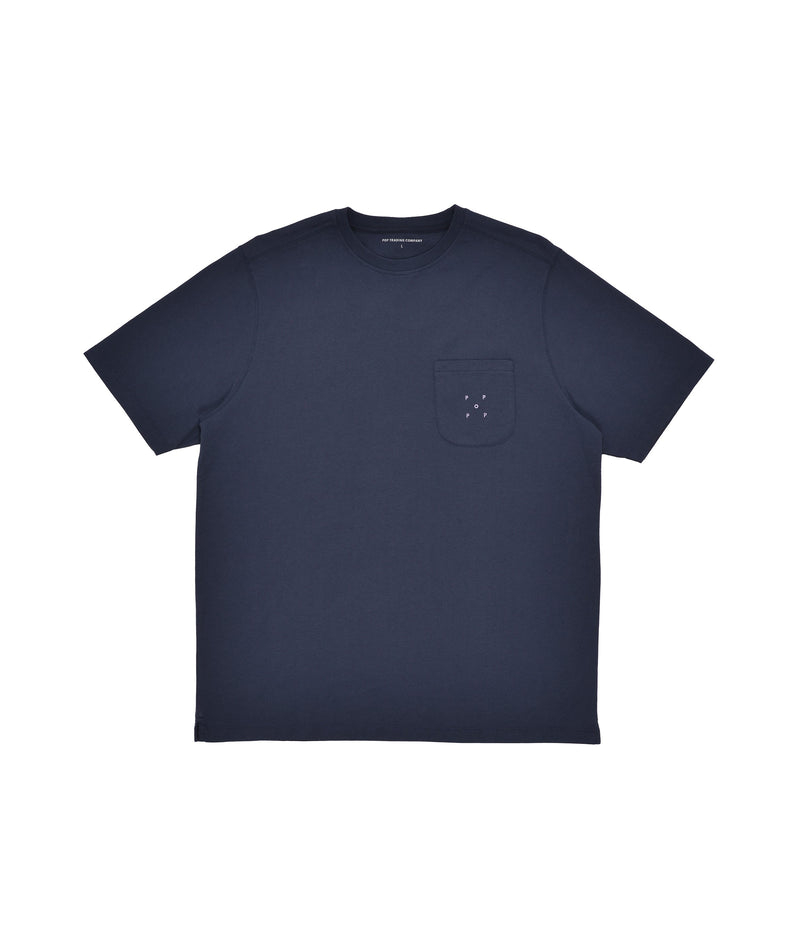 Pop Pocket T-Shirt Navy/Viola