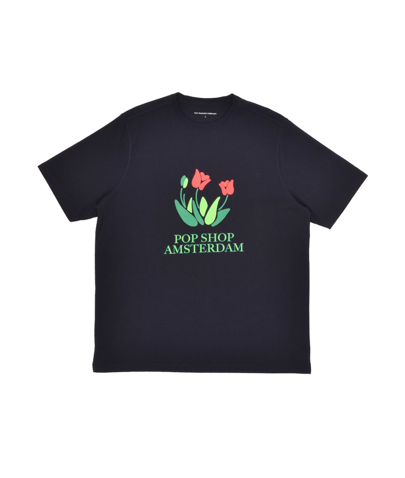 Pop Tulip T-Shirt Black