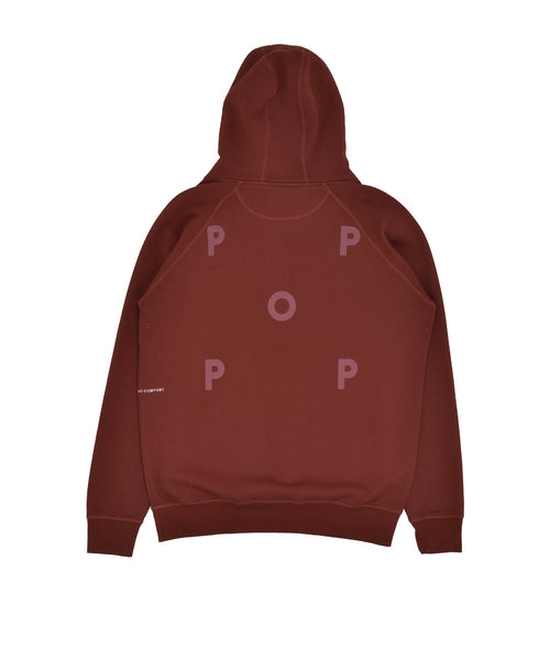 Featured Product Image Of Pop Logo Hooded Sweat Fired Brick/Mesa Rose
