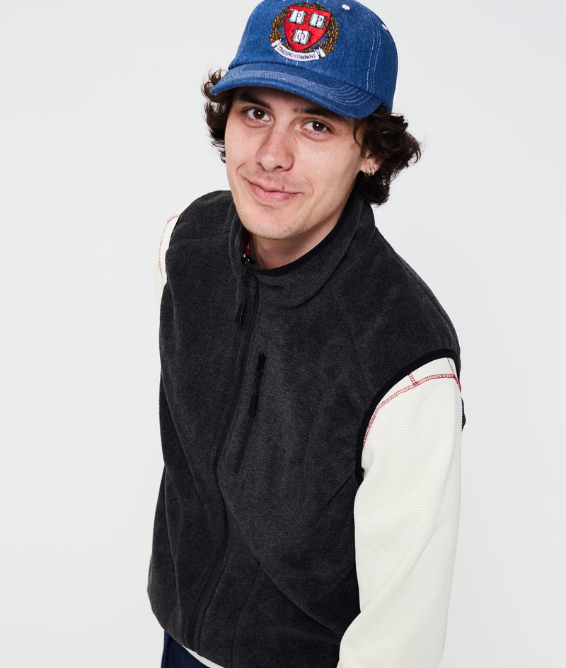 Pop Henley Waffle Sweat Off White