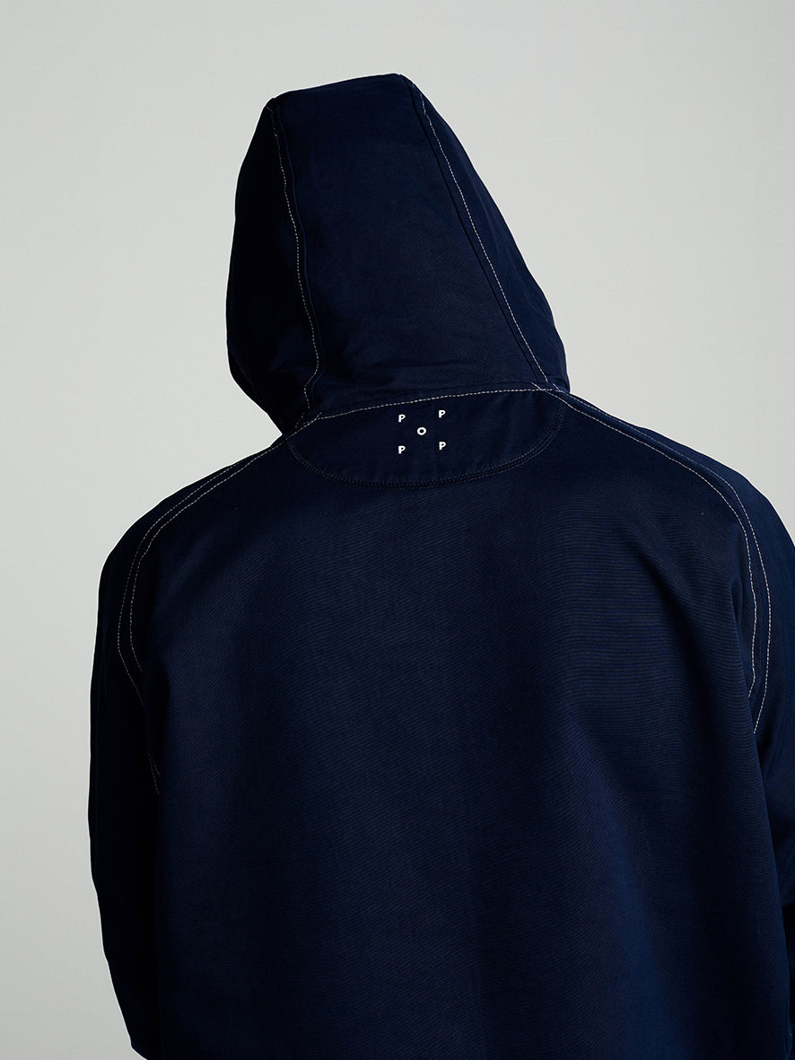 DRS Hooded Halfzip Jacket Navy