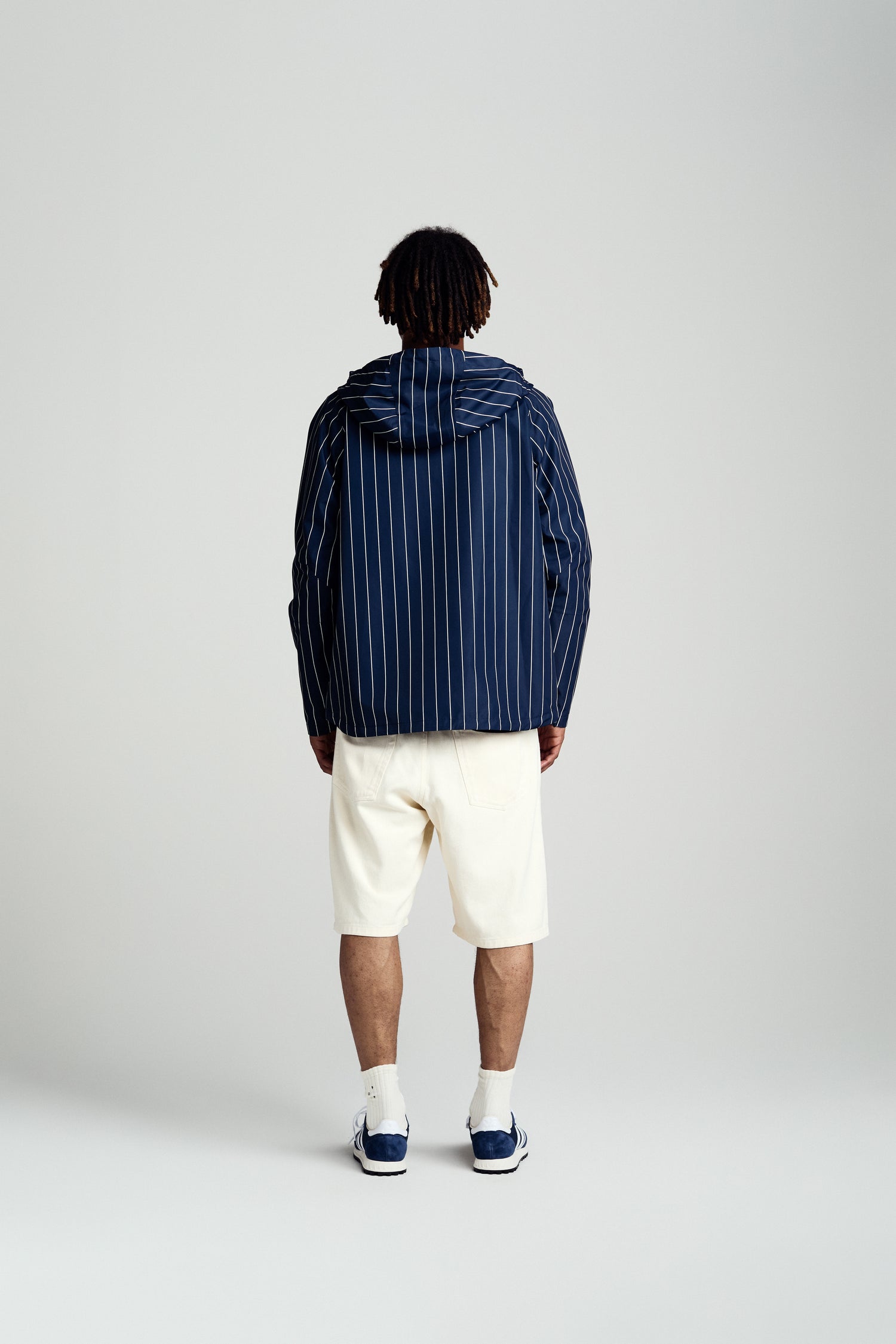 Pop Pinstripe Oracle Jacket Navy/White