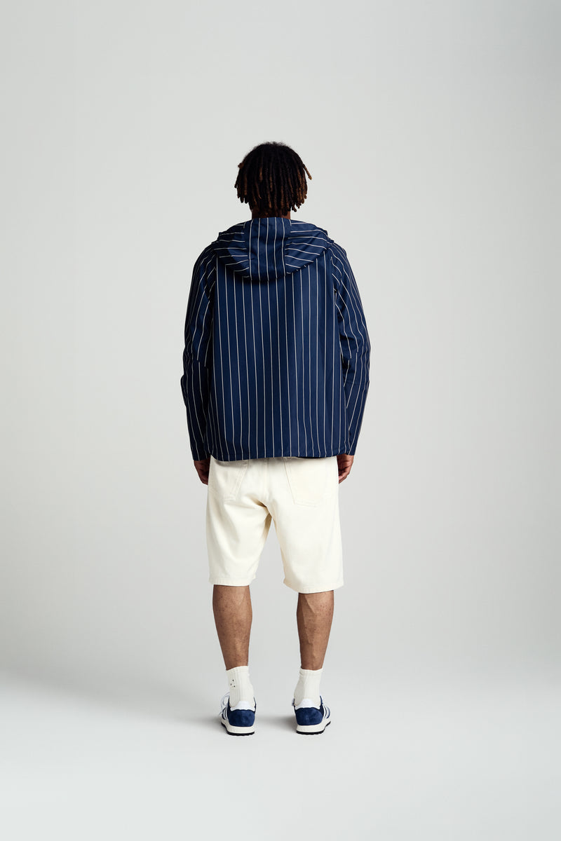 Pop Pinstripe Oracle Jacket Navy/White